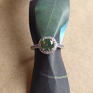 QVC Diamonique classic bridal style ring